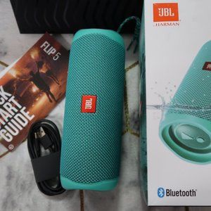 JBL FLIP 5 PORTABLE BLUETOOTH SPEAKER-TEAL